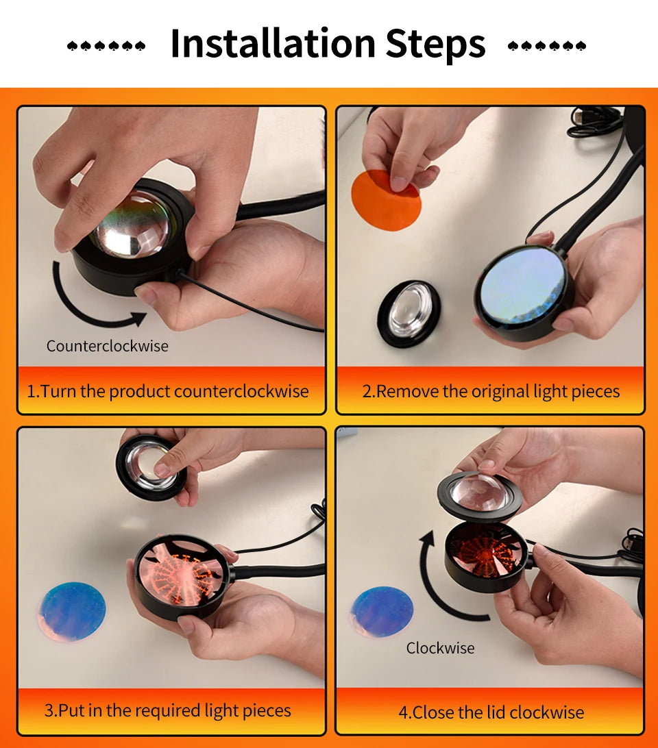 Smart Sunset Lamp
