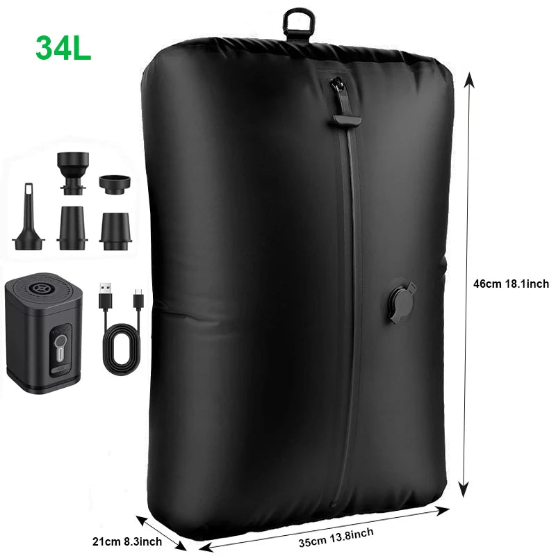 travel Vacuum Bag with Air Pump