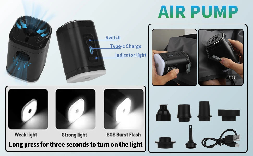 travel Vacuum Bag with Air Pump