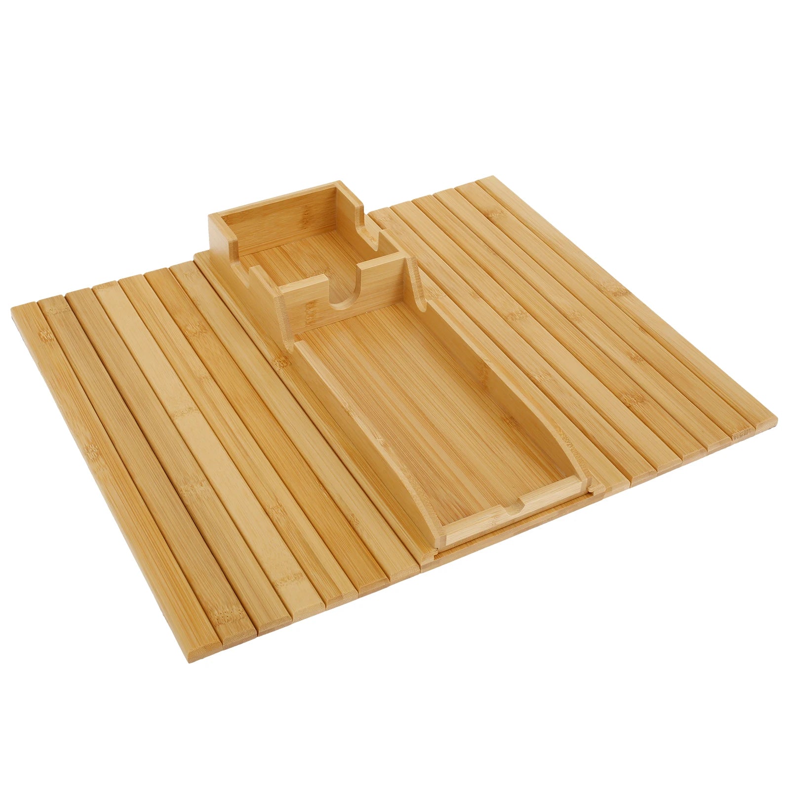 Couch Cup Holder and Side Storage Tray